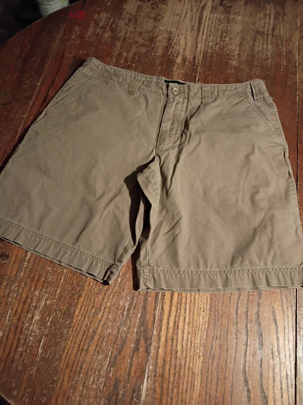 38" Waist Eddie Bauer Brown Cotton Casual Shorts Pockets and Belt Loops